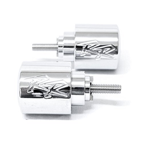 Krator Silver Honda RR Engraved Bar Ends Weights Sliders - CBR 600 900 929 954 1000 RR and More! (1987-2013) Bar Ends Krator HBD001-1S