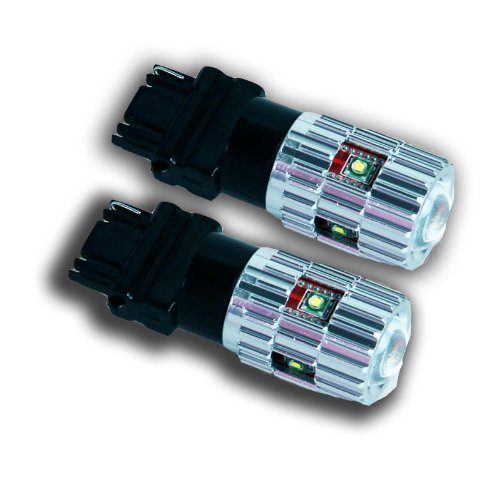 Elite Mailers T25 3157 3057 3457 4157 25W Dual Filament CREE LED Bulb - Amber Orange - 2 pieces Bulbs Elite Mailers