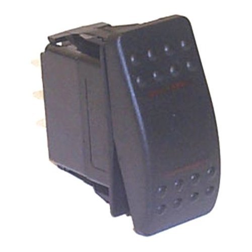 Sierra International RK19540 DPDT Illuminated On-Off-On Marine Rocker Switch Switches Sierra International RK19540