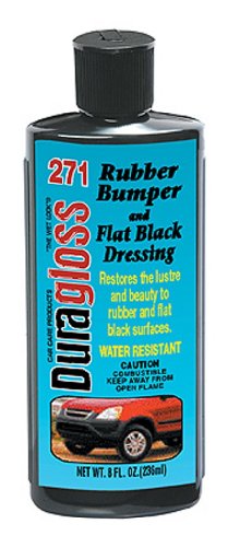 Duragloss 271 Rubber and Flat Black Dressing - 8 oz. Touchup Paint Duragloss 271