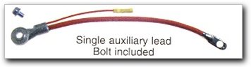 Side Terminal Battery Cable (with single auxillary lead) - 50 4-Gauge, red (00333) Electrical Wire East Penn 00333