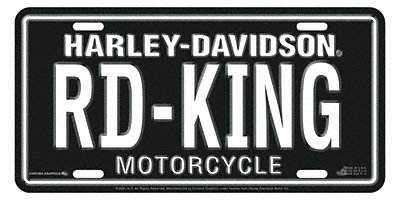 Chroma Graphics 1895 Auto Tag Harley Road King Covers Chroma Graphics 1895