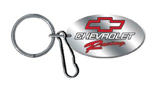Chevy Racing Enamel Key Chain Key Chains Plasticolor 004227
