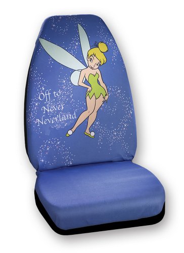 Tinker Bell Off To Never Neverland Universal-Fit Bucket Seat Cover. 