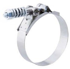 Breeze B9226-0450 Standard Duty Spring Loaded T-Bolt Clamp Effective Diameter Range: 4.5 - 4.81 (114.3mm - 122.2mm) Clamps & Sleeving Breeze Industrial Products B9226-0450
