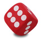 Antenna Toppers Cool Balls Ab_Dice_Red