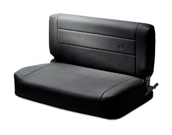 Bestop 39333-15 TrailMax Fold and Tumble Black Denim Vinyl Jeep Seat Body Bestop 39333-15
