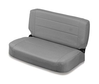 Bestop 39353-09 TrailMax Charcoal Vinyl Rear Bench Jeep Seat Body Bestop 39353-09