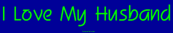 I Love My Husband Bumper Sticker Bumper Stickers