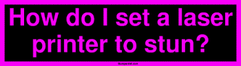 Bumper Stickers  