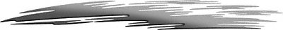 Auto Trim Express 40054 Nitrous 13X138 Slvr/Char Decals Auto Trim Express 40054
