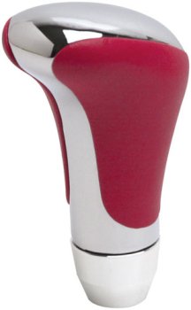 APC 604018 Shift Knob Chr Red Leathr Body APC 604018