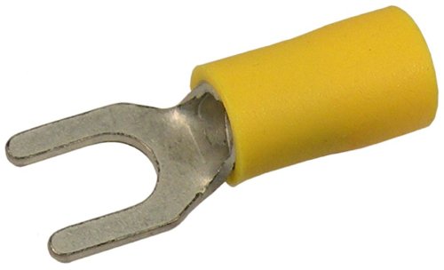 Pico 1925KT 12-10 AWG(Yellow) Flared Vinyl Insulated Electrical Wiring #10 Spade Terminals 14 Per Package Accessories Pico 1925KT