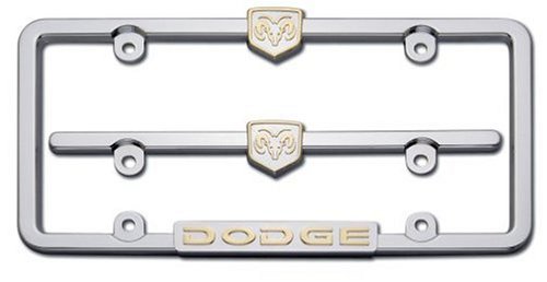 Cruiser Accessories 11000 Emblem Kit, Dodge Ram, Chrome/24 Karat Gold Frames Cruiser Accessories 11000