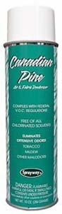 Canadian Pine Air Freshner - Case:12 Air Fresheners Sprayway 182-12