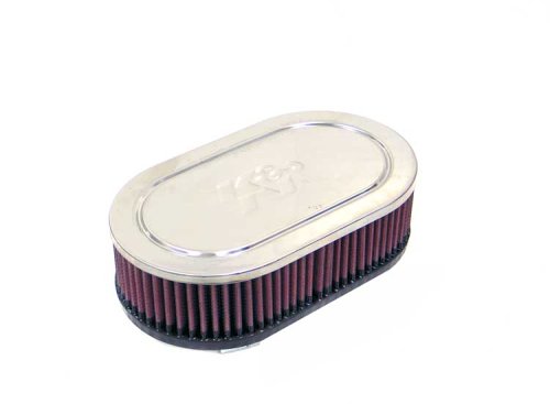 K&N RC-2840 High Performance Universal Clamp-on Chrome Air Filter Air Filters K&N RC-2840