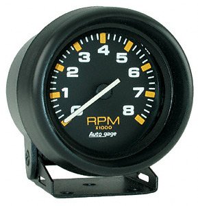 Auto Meter 2396 Autogage Mechanical Mini Oil/Volt/Water Gauge with Black Console Black Auto Meter 2396