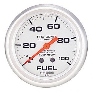Auto Meter 4412 Ultra-Lite Mechanical Fuel Pressure Gauge Fuel Pressure Auto Meter 4412
