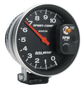 Auto Meter 3903 Sport-Comp Shift-Lite Tachometer Tachometers Auto Meter 3903