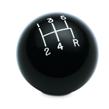 Hurst 1630108 Black 5-Speed Classic Shifter Knob Body Hurst 1630108