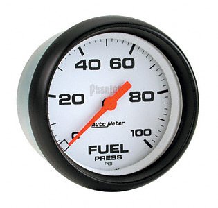 Auto Meter 5863 Phantom Electric Fuel Pressure Gauge Fuel Pressure Auto Meter 5863