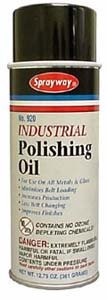 Industrial Polishing Oil - Case:12 Grease & Lubricants Sprayway 920-12