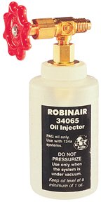 Robinair 34065 R-134a Oil Injector with 1/2 Acme Fitting Air Conditioning Oils Robinair 34065