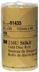 GOLD DISC ROLLS STIKIT P320G 6IN 175/ROLL Rolls 3M 1435
