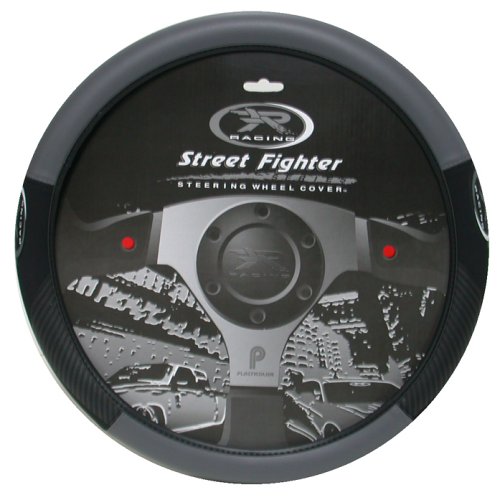Gray R Racing Street Fighter Steering Wheel Cover Steering Accessories Plasticolor 6423