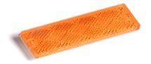 Grote 40133 Yellow Mini Stick-On / Screw-Mount Rectangular Reflectors Reflectors Grote 40133