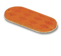 Grote 41033 Stick-On Yellow Oval Reflector Reflectors Grote 41033