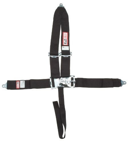 RJS Racing 50502-18-06 Black 5 Point Harness System Seat Belts R.J.S. Racing Equipment 505021806