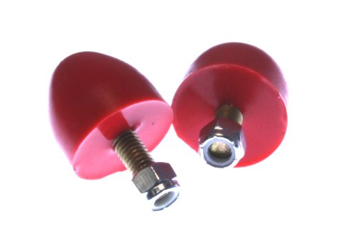 Energy Suspension 9.9103R Universal Bump Stop; Red; Smaller Bullet Shaped; H-1 9/16 in.; 1.5 in. Dia.; Incl. 2 Per Set; Performance Polyurethane; Bushing Kits Energy Suspension 9.9103R