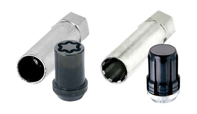 McGard 65530BK Chrome/Black SplineDrive Wheel Installation Kit (1/2 - 20 Thread Size) - For 5 Lug Wheels Lug Nuts McGard 65530BK