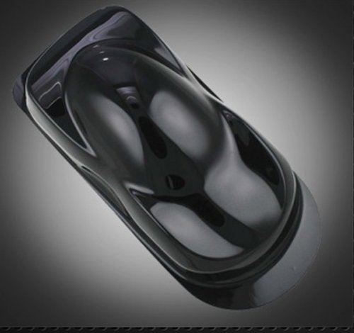 4 oz Airbrush Semi-Opaque Paint Color: Deep Black Body Paint Auto Air Colors 4220-04