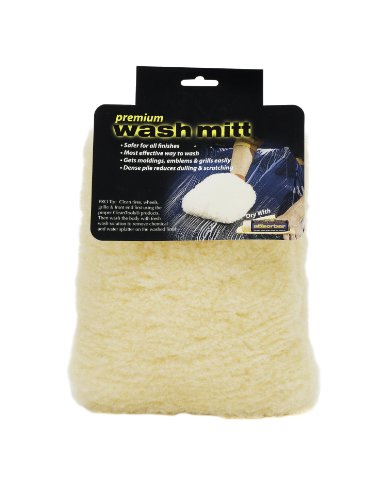 Clean Tools Wash Mitt For Serious Car Care, Natural Wool/Polyester/Nylon Blend Sponges & Mitts CleanTools 099