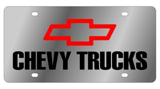 Chevy Trucks License Plate Covers Eurosport Daytona 1308-1