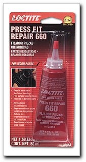 660 Press Repair for Warn Parts, 50 ml. tube (38651) Adhesives Loctite 38651