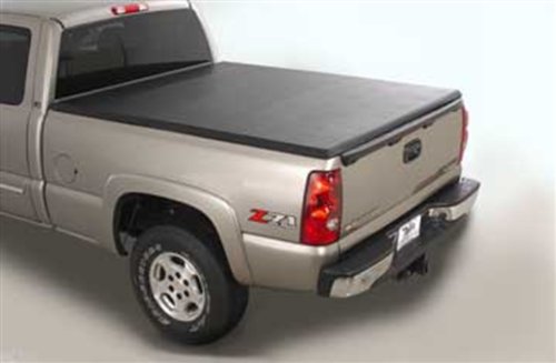 Advantage Truck Accessories 77921 Black Torza Top Soft Folding Tonneau Cover Tonneau Covers Advantage Truck Accessories 77921