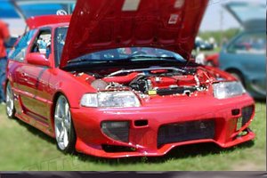 1988-1991 Honda CRX Invader Style Bodykit Body Next Dimension HCRX88IVFK