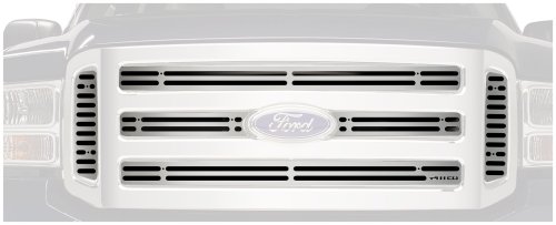 Putco 302155 Liquid Boss Thick 3-D Mirror Solid Aluminum Grille Grilles Putco 302155
