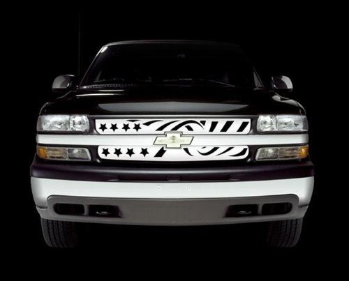 Putco 86136 Patriot Mirror Stainless Steel Grille Grilles Putco 86136