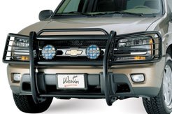 Westin 40-0945 Sportsman 1-Piece Grille Guard - Black, for the 2003 Chevrolet TrailBlazer EXT Grille & Brush Guards Westin 7L2C30--5490-04--VUSTSW
