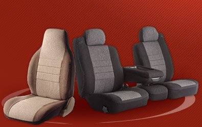 Fia OE32-21 TAUPE Custom Fit Rear Seat Cover Split Seat 60/40 - Tweed, (Taupe) Body FIA OE3221TAUPE