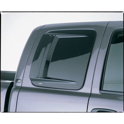 Lund 32102 Solid Smoke Side Window Cover Window Louvers Lund 32102