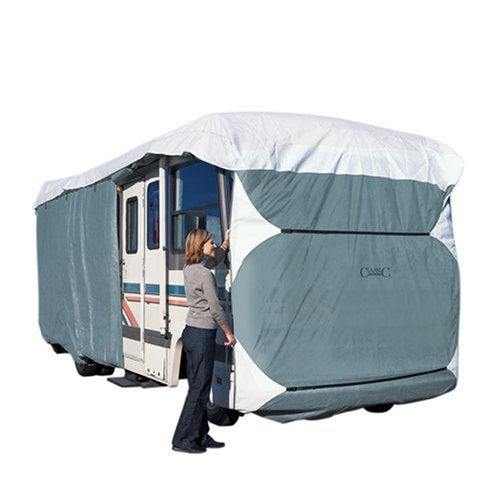 Classic Accessories 70163 PolyPro III Deluxe Class A Grey RV Cover, Fits 18' - 20' RVs RV & Trailer Covers Classic Accessories 70163