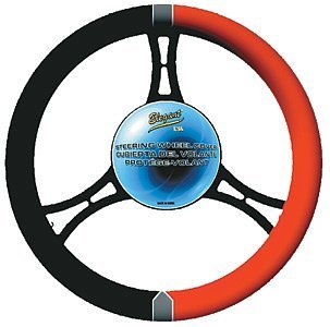 Elegant 52019 Two Tone Steering Wheel Cover Steering Accessories Automotive Innovations 52019