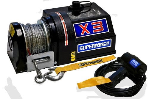 Superwinch 1314 X3 24VDC; rated line pull of 4,000 lb/1814 kg Winches Superwinch 1314