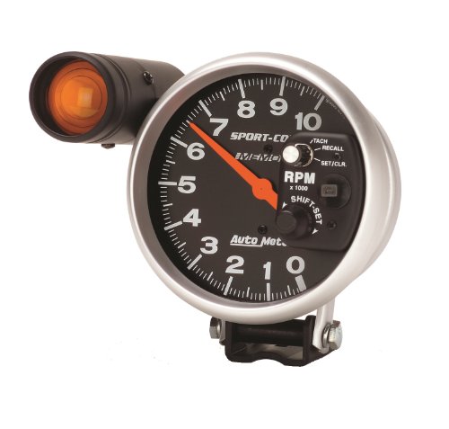 Auto Meter 3906 Sport-Comp Shift-Lite Memory Tachometer Tachometers Auto Meter 3906
