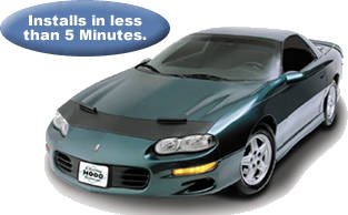 Custom Hood Protector, Black Hood Covers CHP 4583201